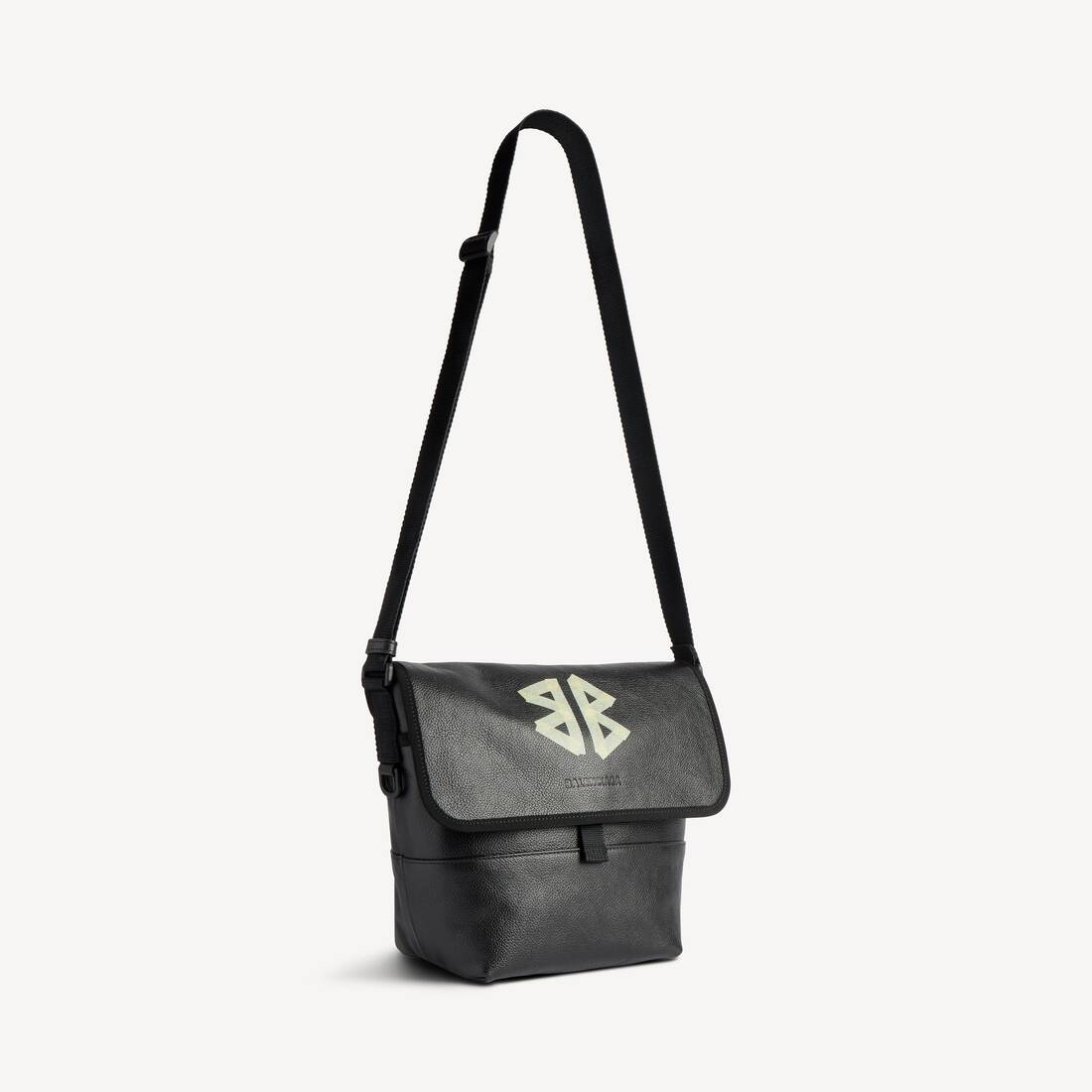 Mochila Messenger para Hombre Pequeña en Negro