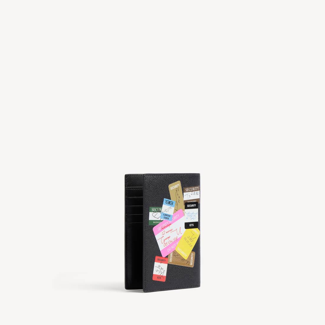 Portapasaporte para hombre en negro/multicolor