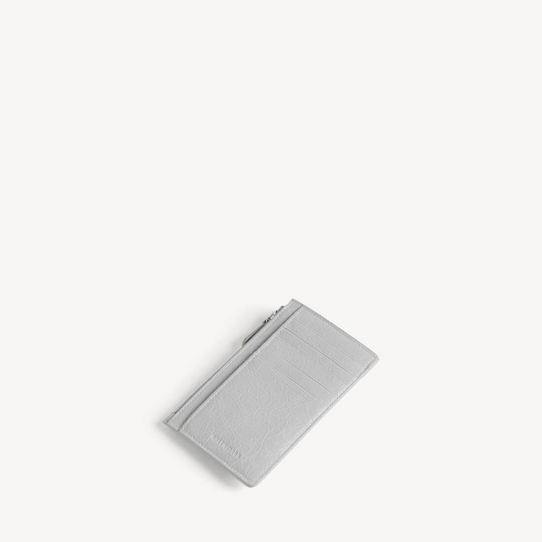 Portamonedas y tarjetas largo Le City para mujer en gris claro