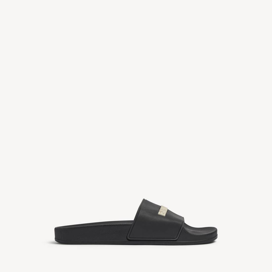 Chancleta para Hombre en Negro/Blanco