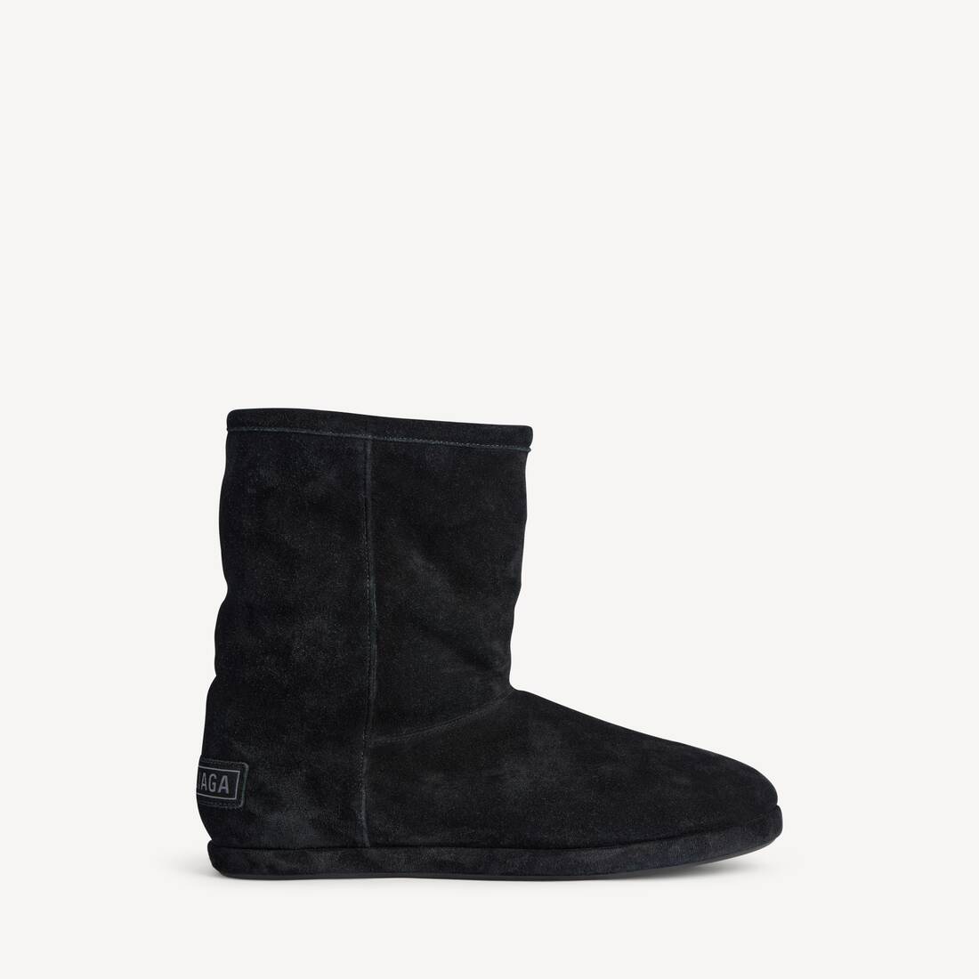 Botín suave para hombre en negro
