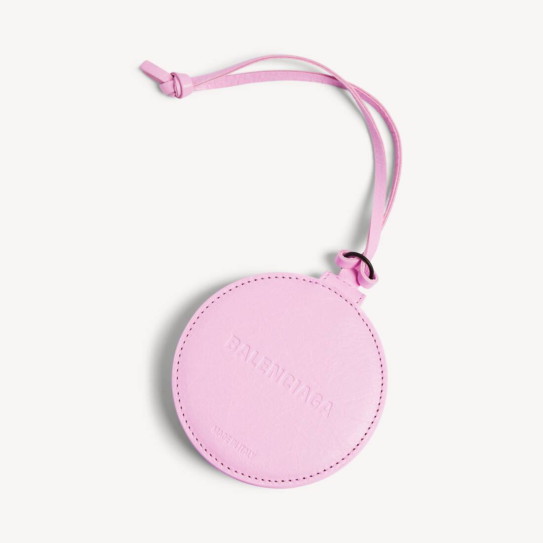 Colgante de espejo redondo Le City para mujer en rosa burbujeante
