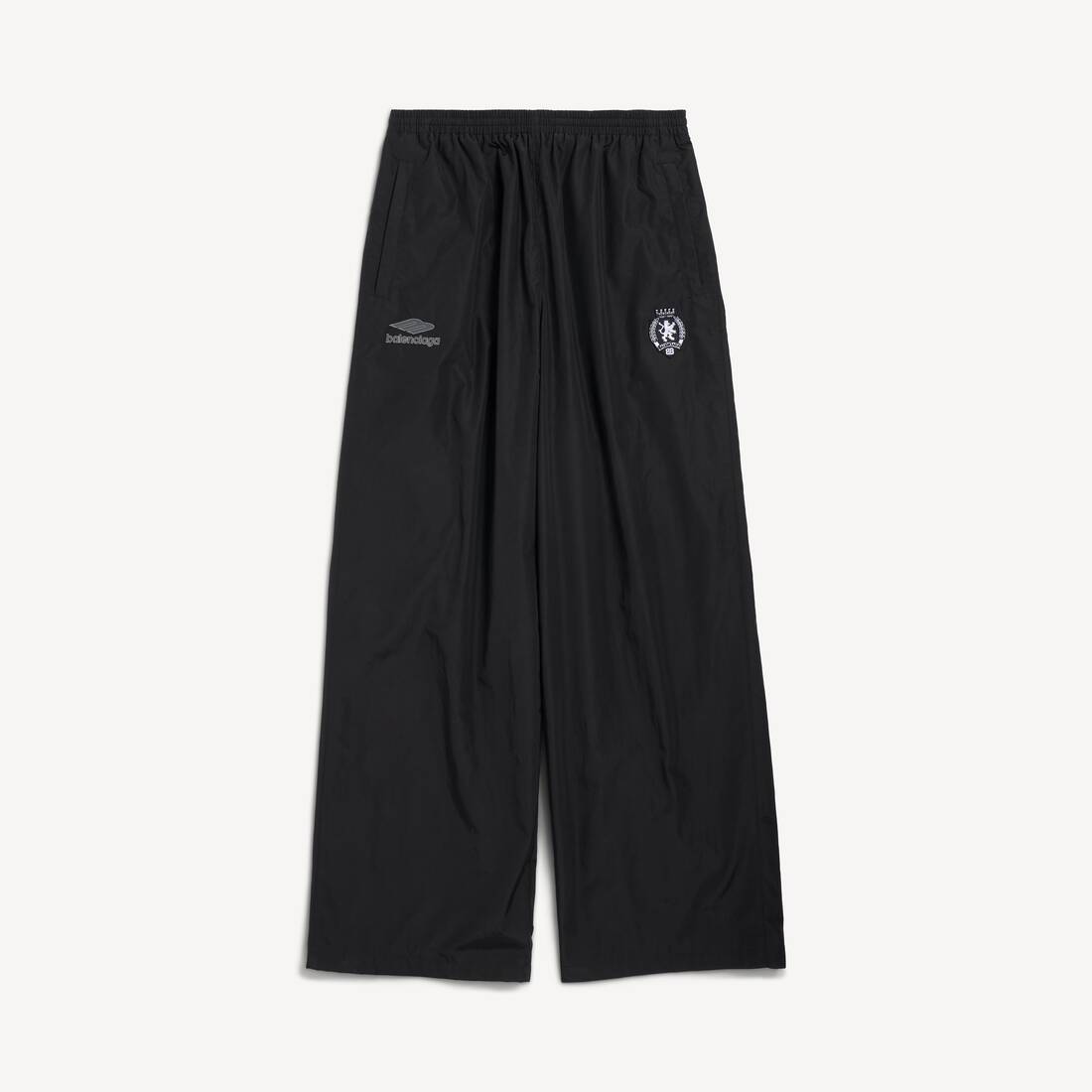 Pantalones de chándal de fútbol para hombre en negro