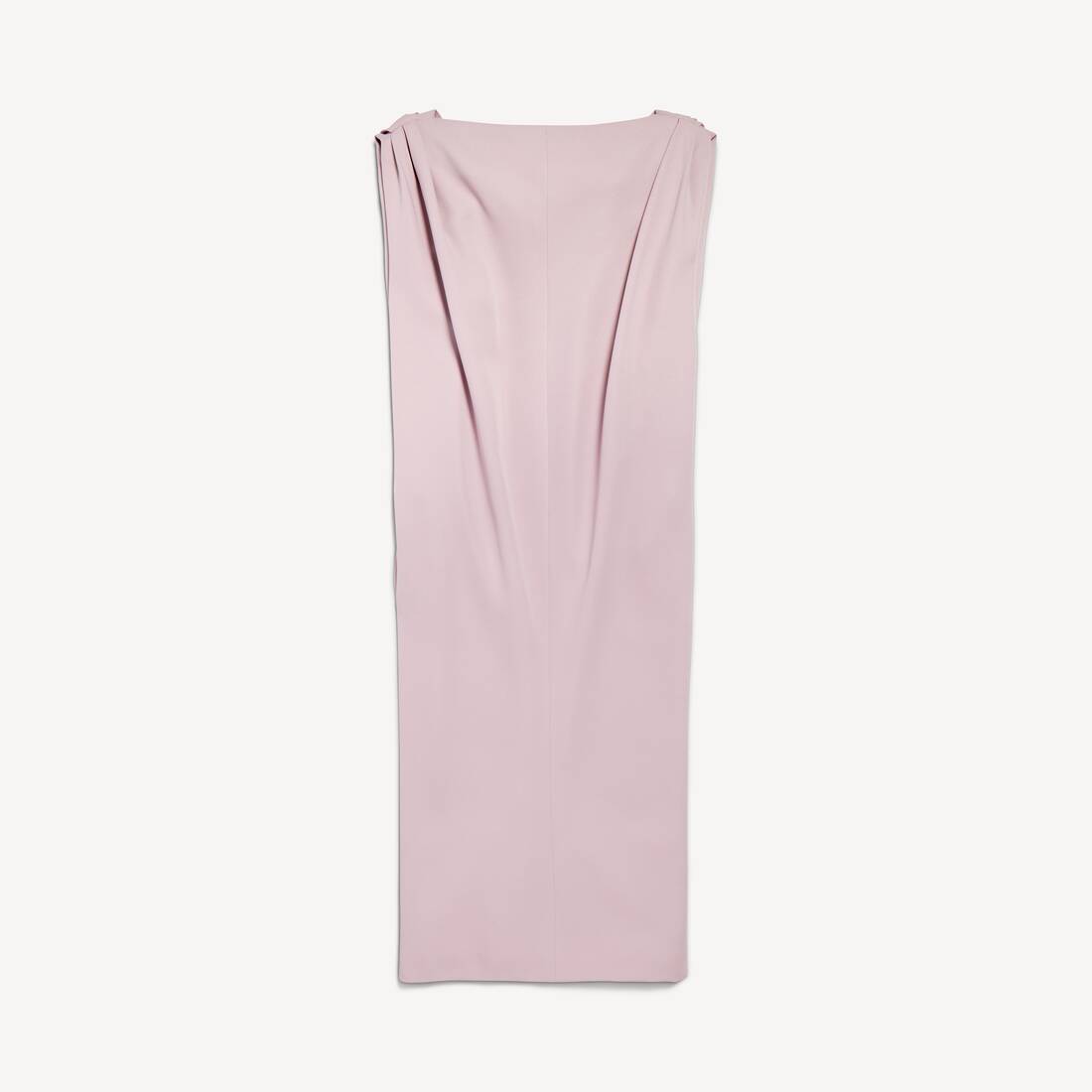 Vestido tipo saco midi para mujer en rosa polvo
