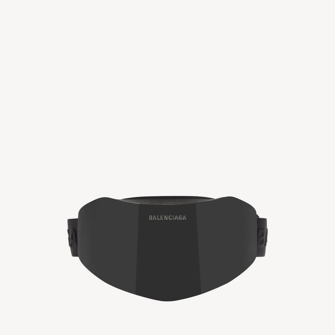 Máscara de esquí con lentes en negro
