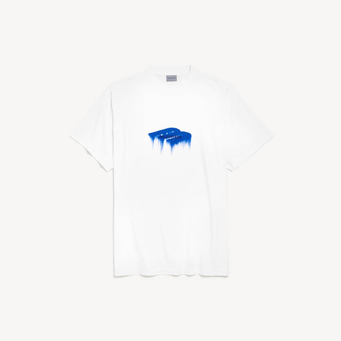 Camiseta Oversized Wet Brush para Hombre en Blanco