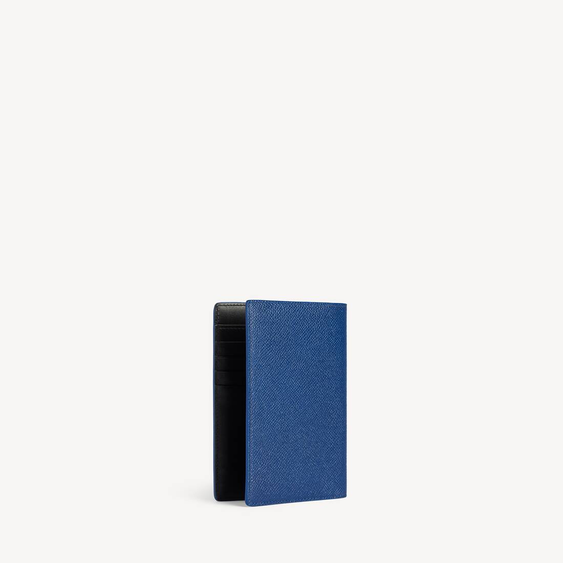 Portapasaporte para hombre en azul pasaporte