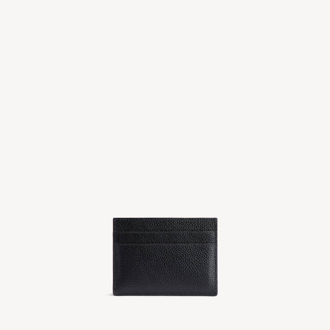 Porta tarjetas y efectivo para hombre en negro