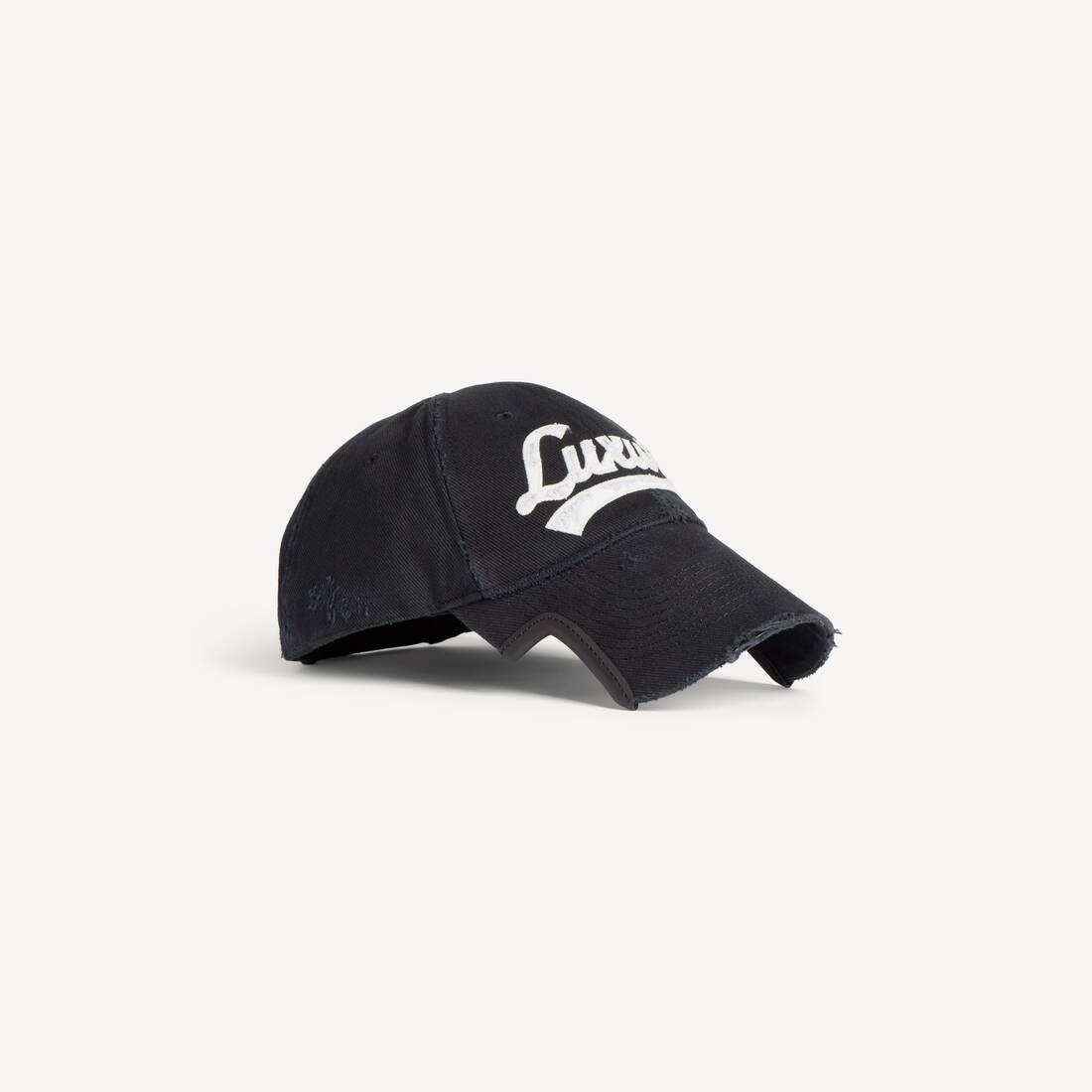 Sombrero de seda de lujo para mujer en negro desvanecido
