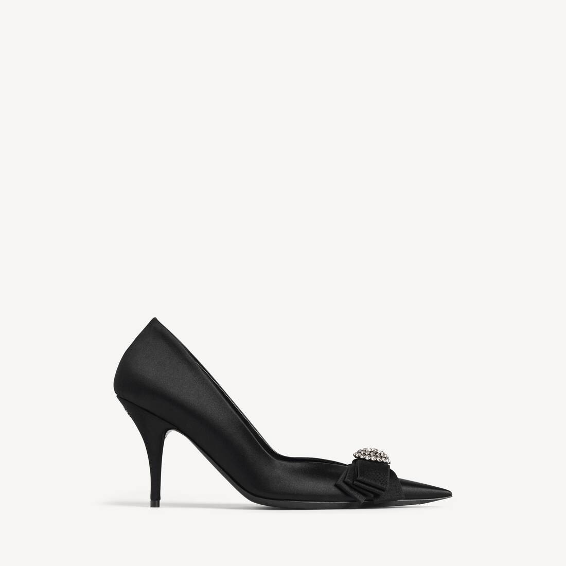 Zapato de tacón palazzo para mujer en negro