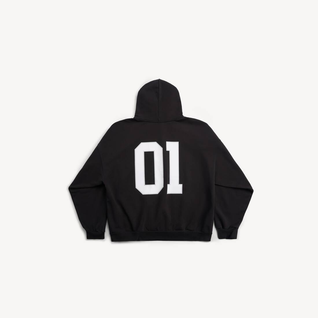 Serie de baloncesto para hombres - Sudadera con capucha talla grande en negro