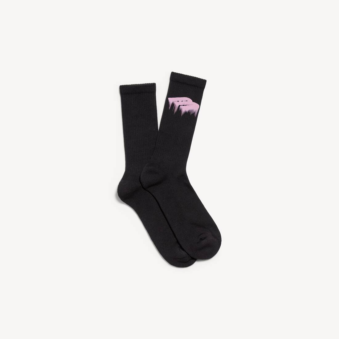 Calcetines para cepillo húmedo para hombre en rosa/negro