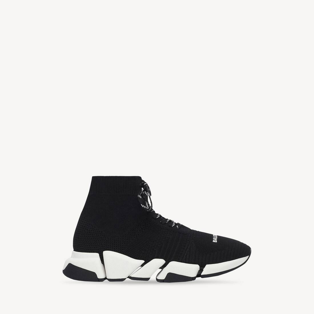 Zapatilla deportiva de cordones Speed 2.0 para mujer en negro/blanco
