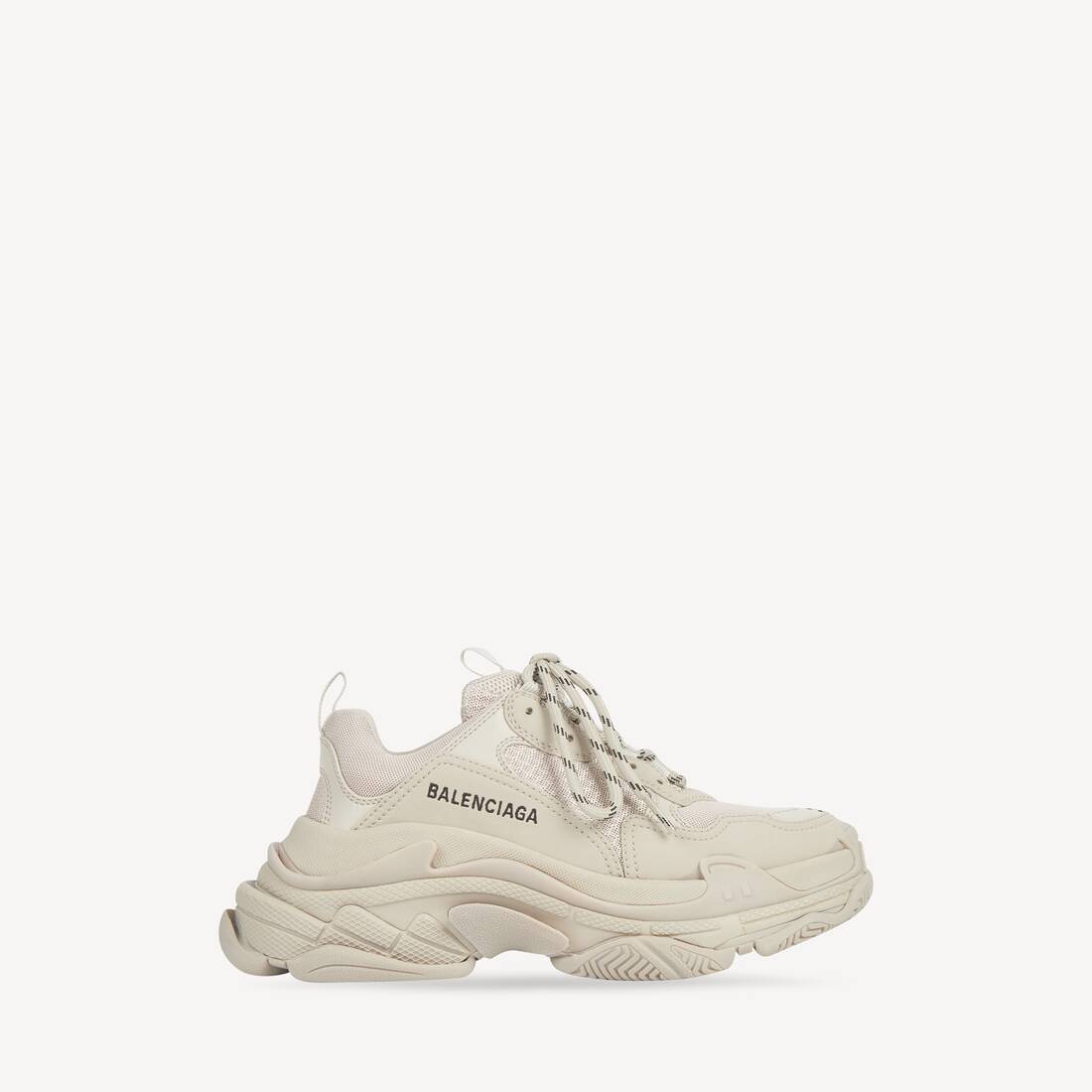 Zapatilla Triple S para mujer en beige