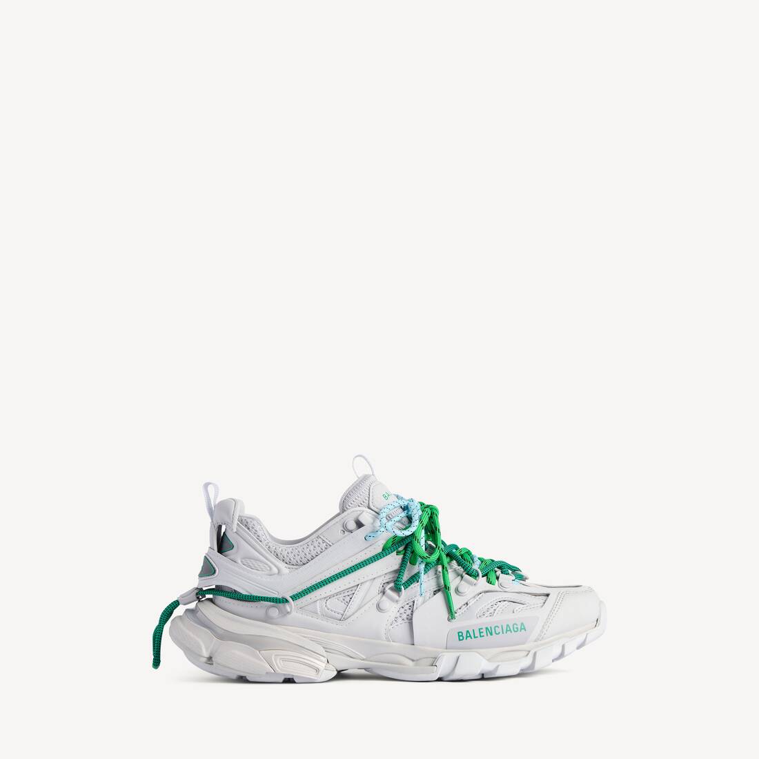 Zapatillas de pista y sendero para hombre en gris/verde/azul