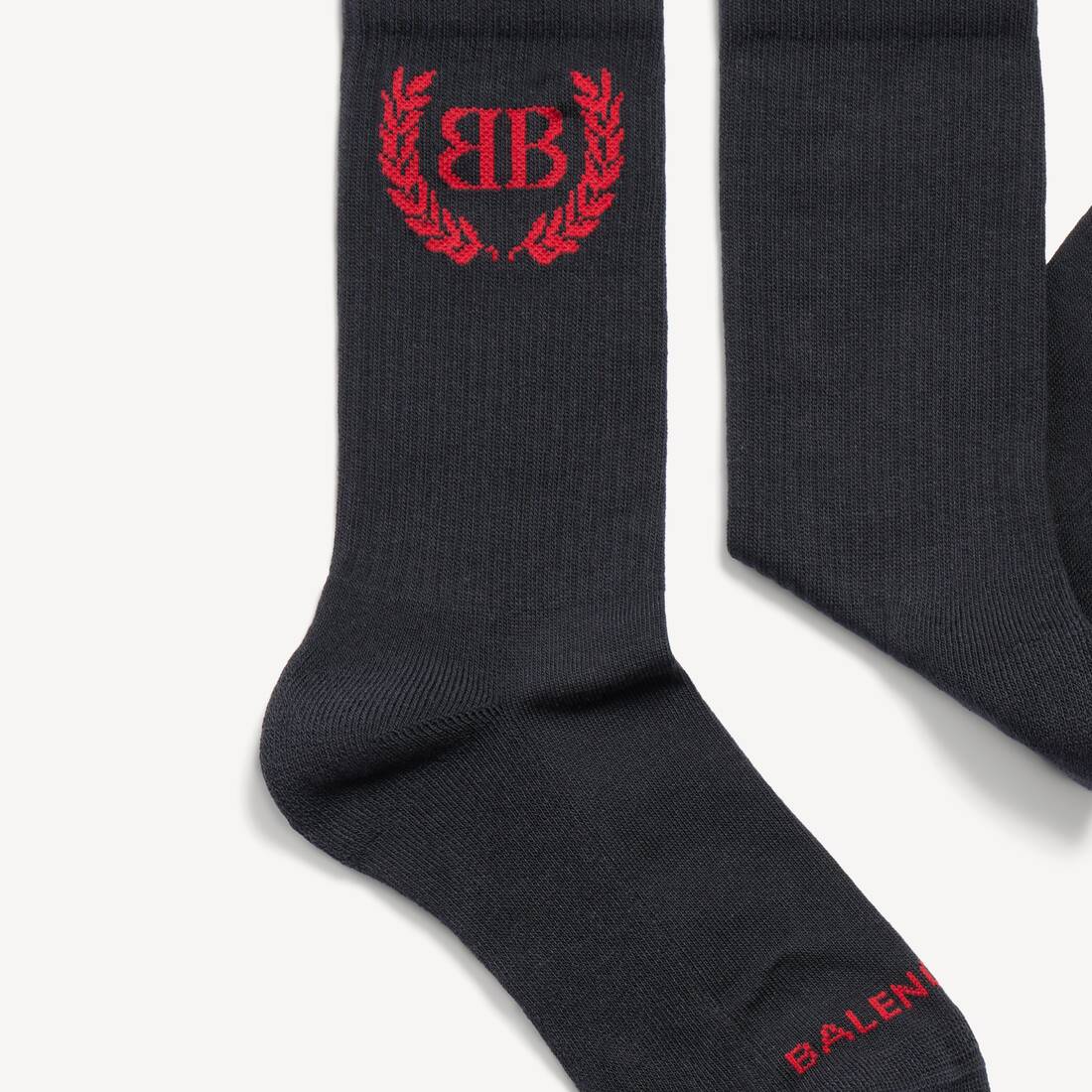 Calcetines clásicos Laurel para mujer en negro/blanco