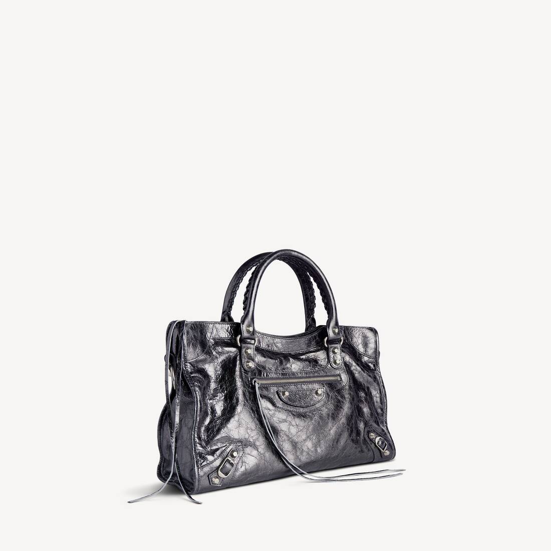 Bolso Le City Mujer Mediano en Gris Acero