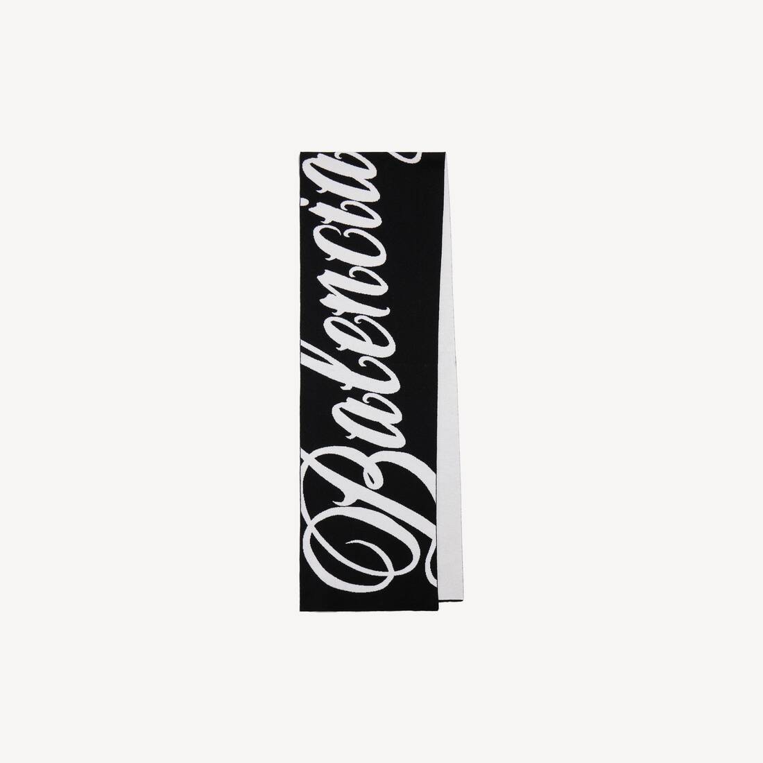 Bufanda Big B para hombre en negro/blanco