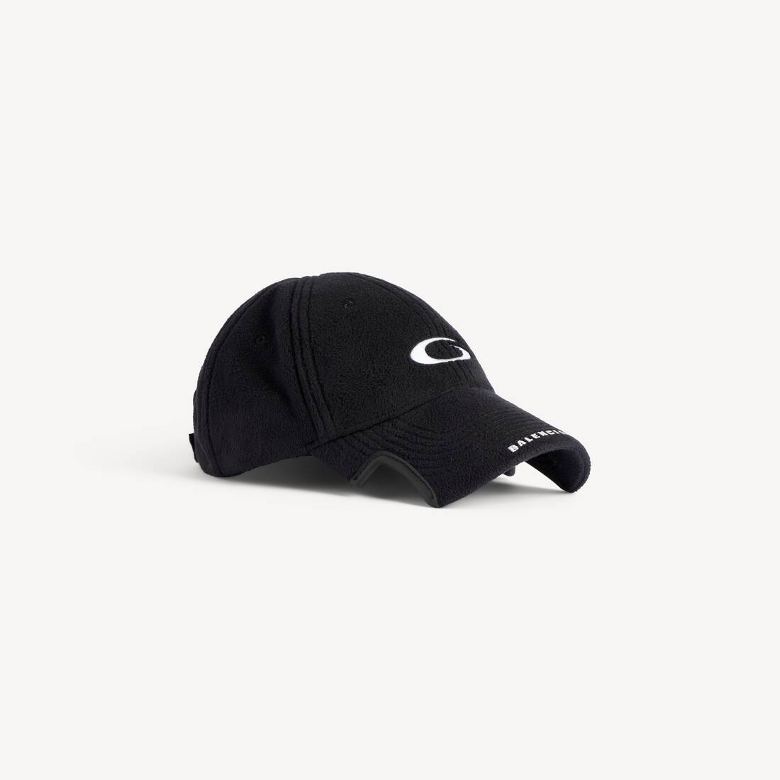 Gorra de Felpa para Hombre en Negro Nuevo