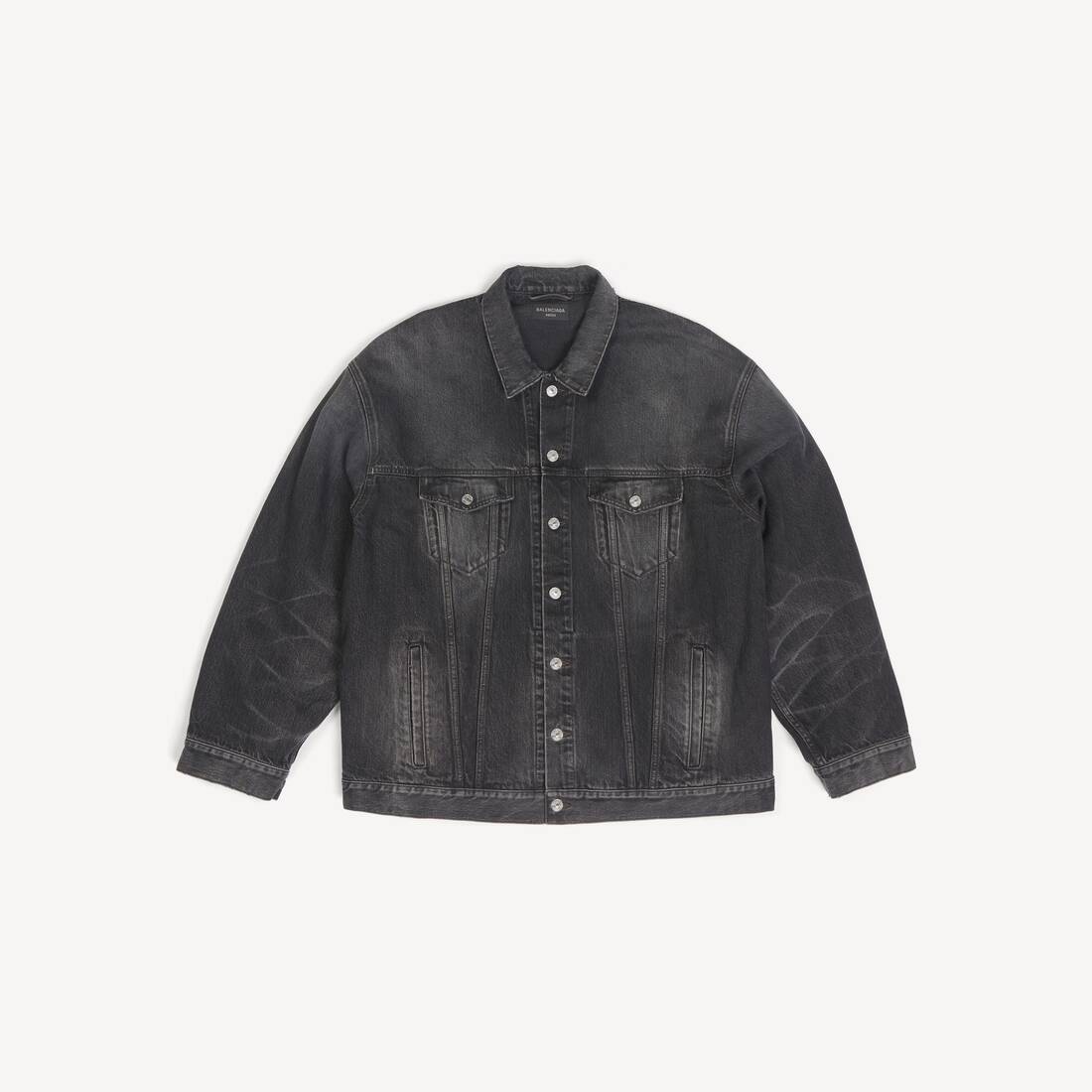 Chaqueta oversize en negro