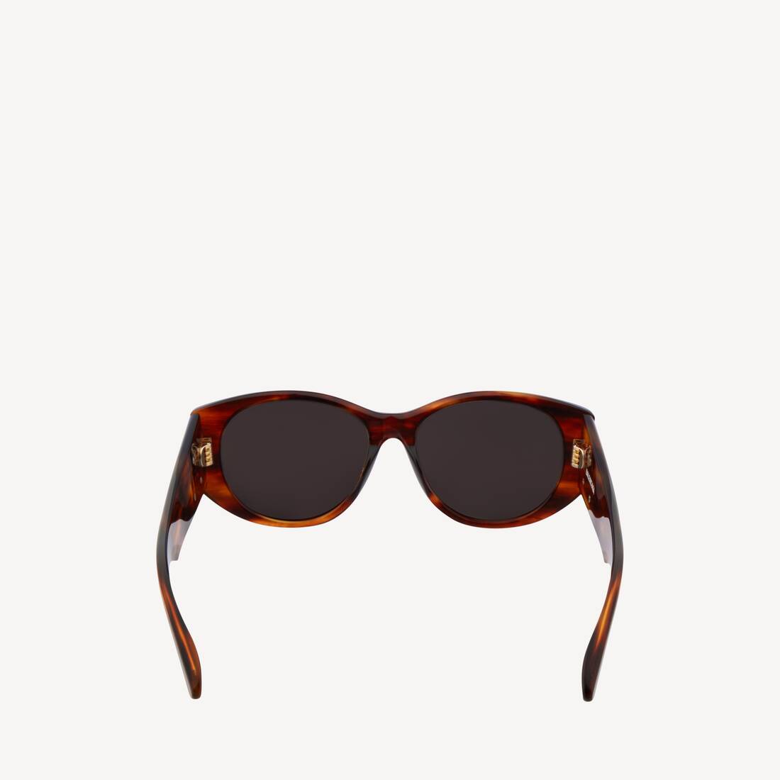 Gafas de sol redondas Nano en color Havana marrón