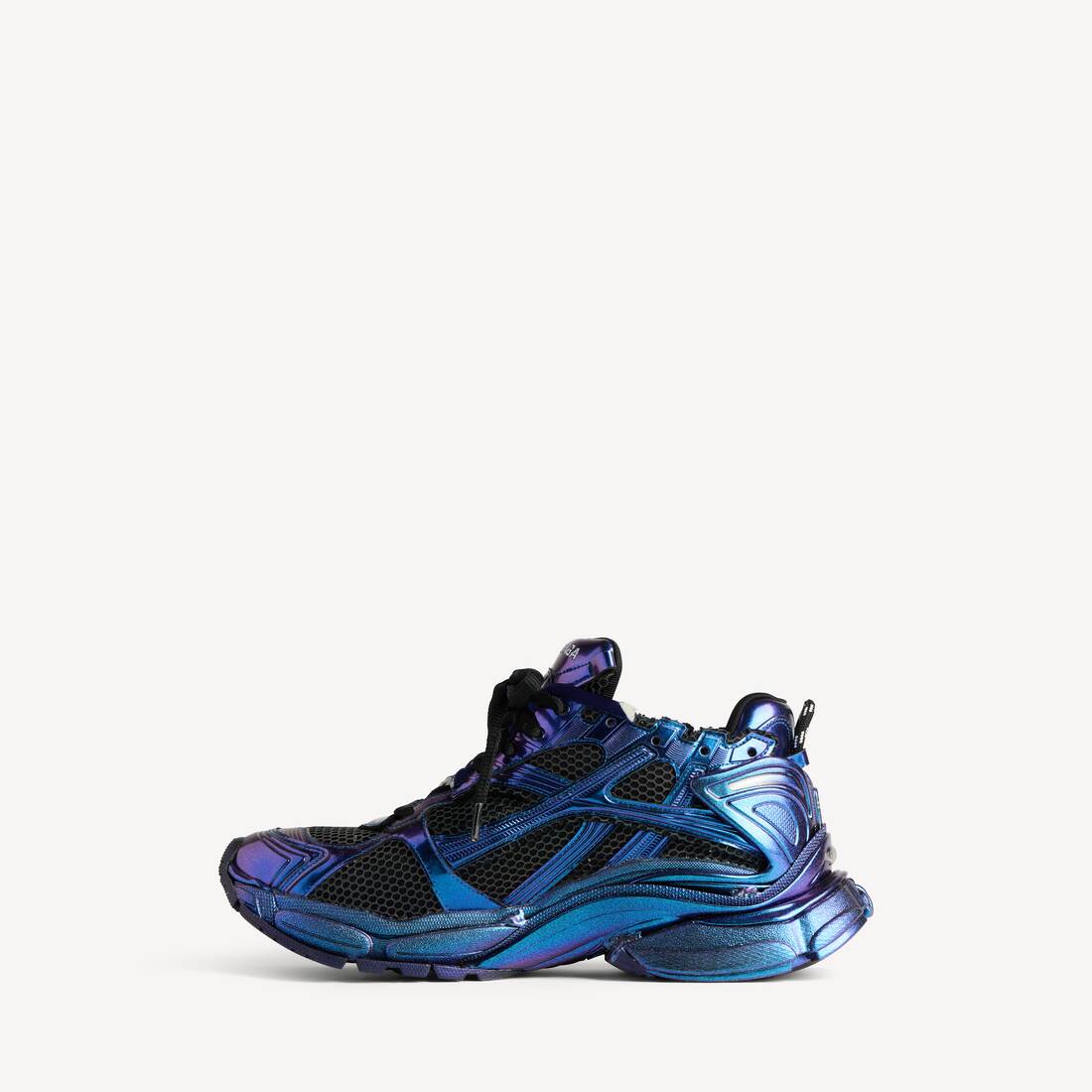 Zapatilla De Corredor Iridiscente para Hombre en Azul