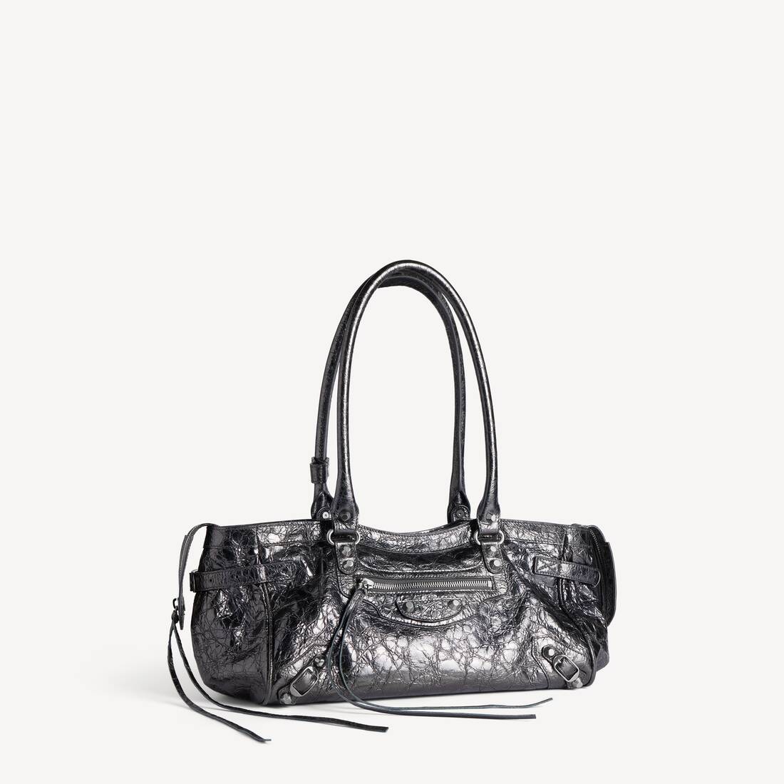 Bolso Le City East-West para Mujer en Gris Acero