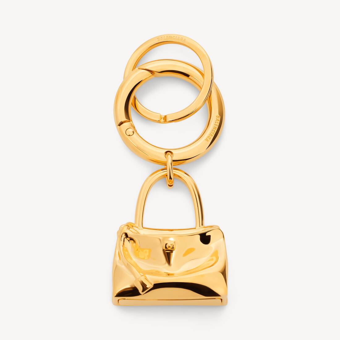 Llavero Carousel Rodeo en oro brillante