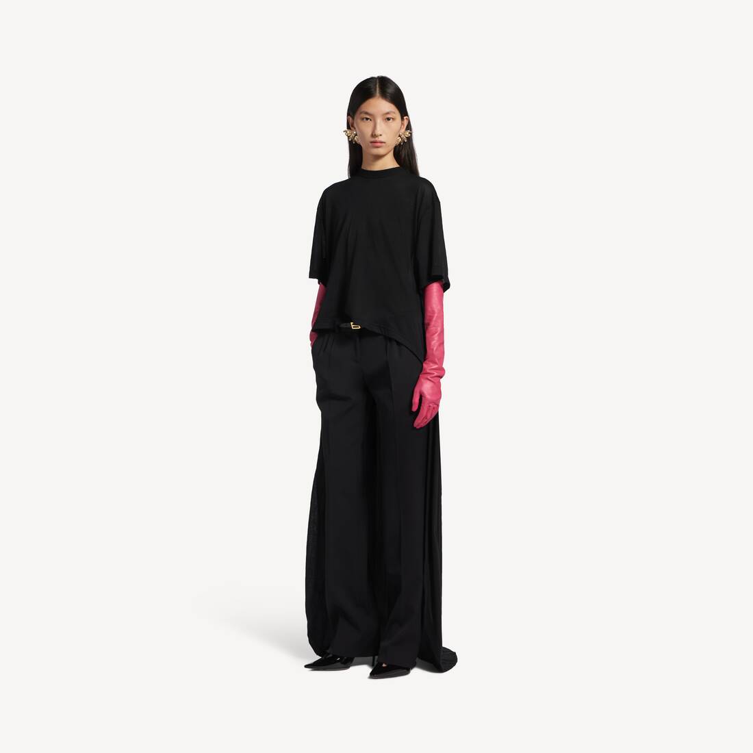 Camiseta de entrenamiento para mujer en negro