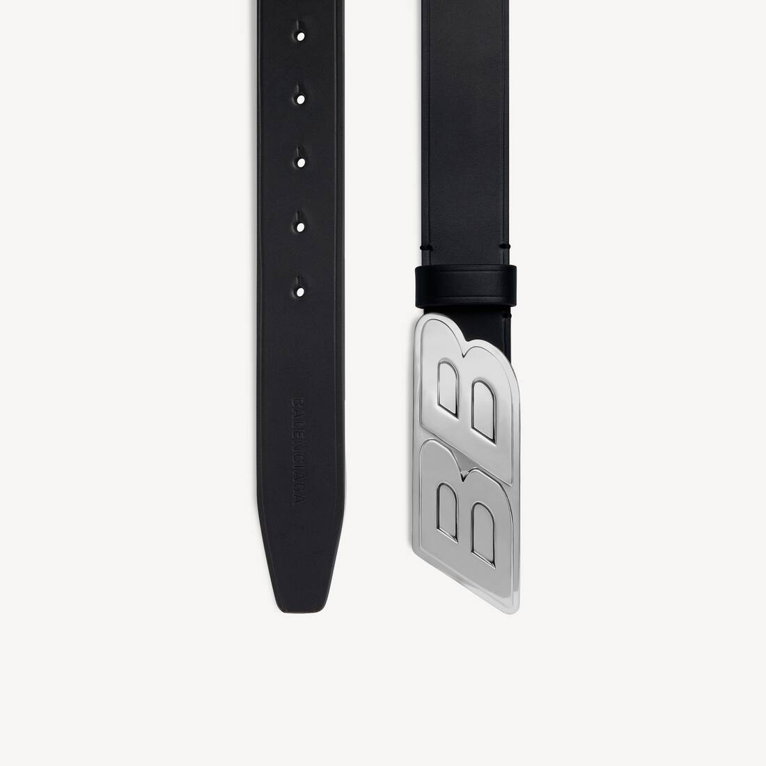 Cinturón de motociclista para hombre con logo en negro