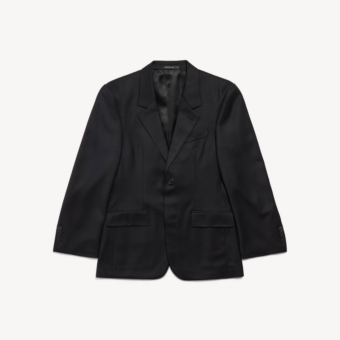 Chaqueta femenina de corte clásico en negro nuevo