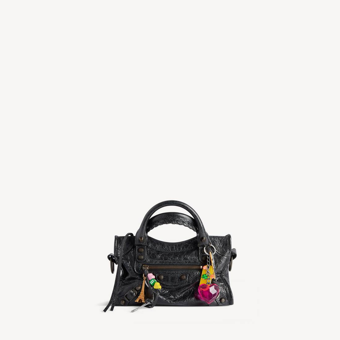 Bolso Le City Mini para Mujer con Adornos en Negro
