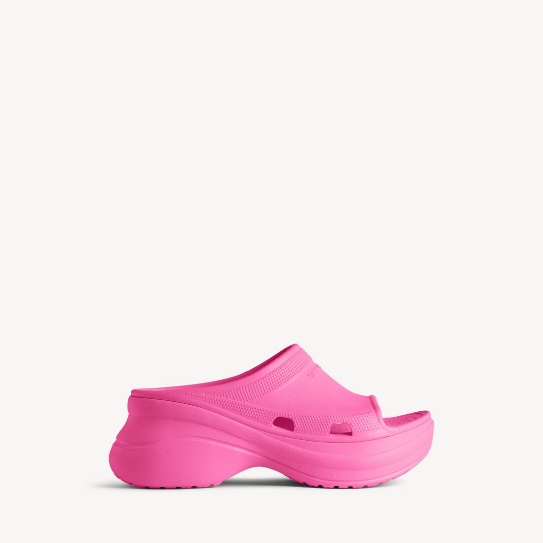 Chancleta Crocs™ para mujer tipo tobillo en rosa