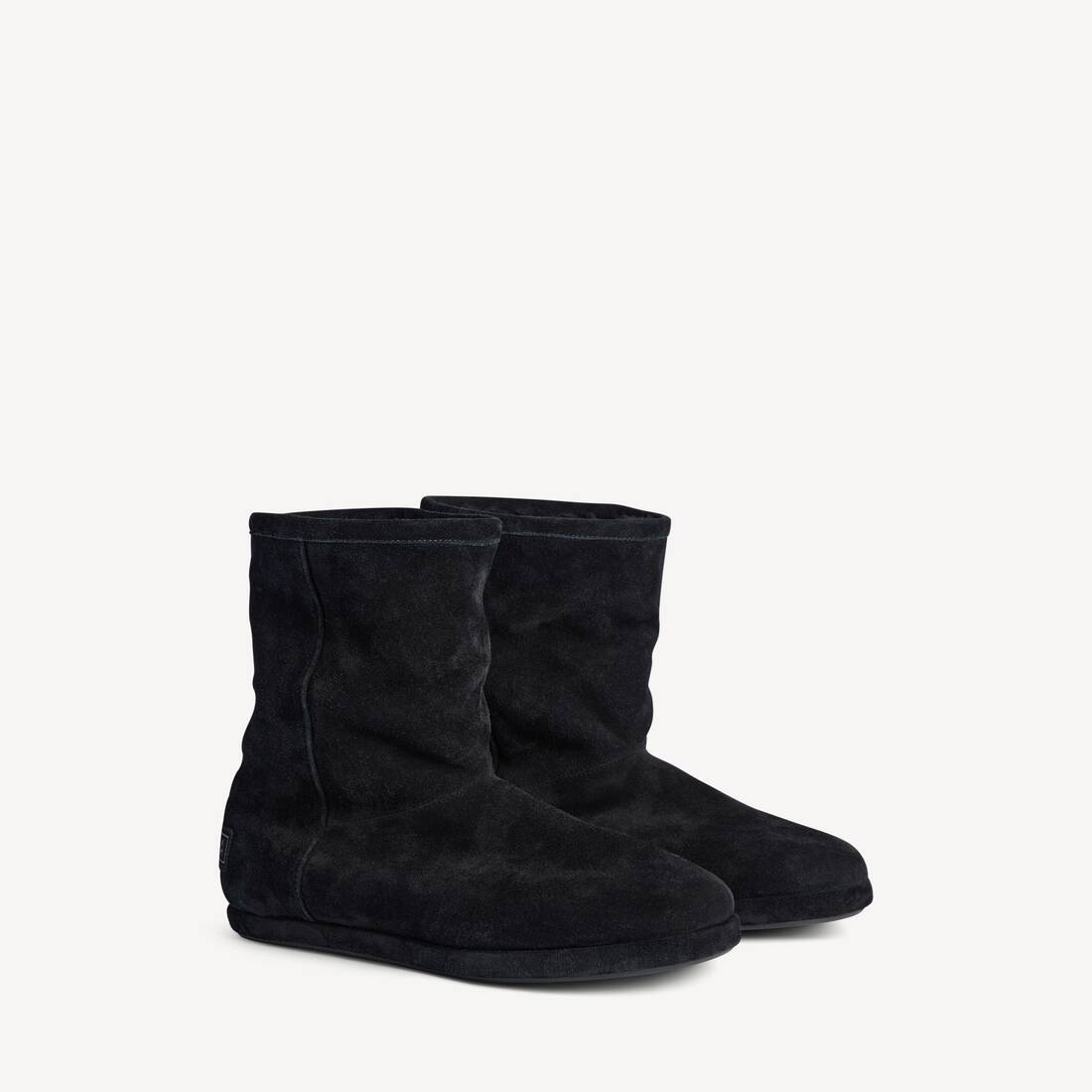 Botín suave para hombre en negro