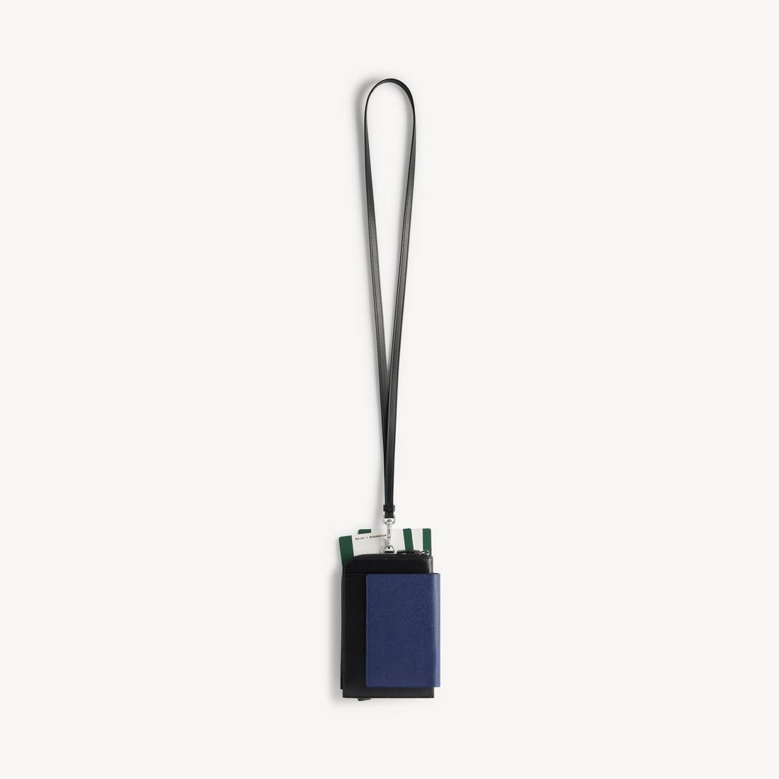 Llavero para teléfono de hombre en azul pasaporte