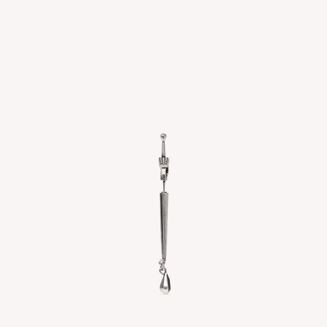 Aretes de Espada Gótica en Plata