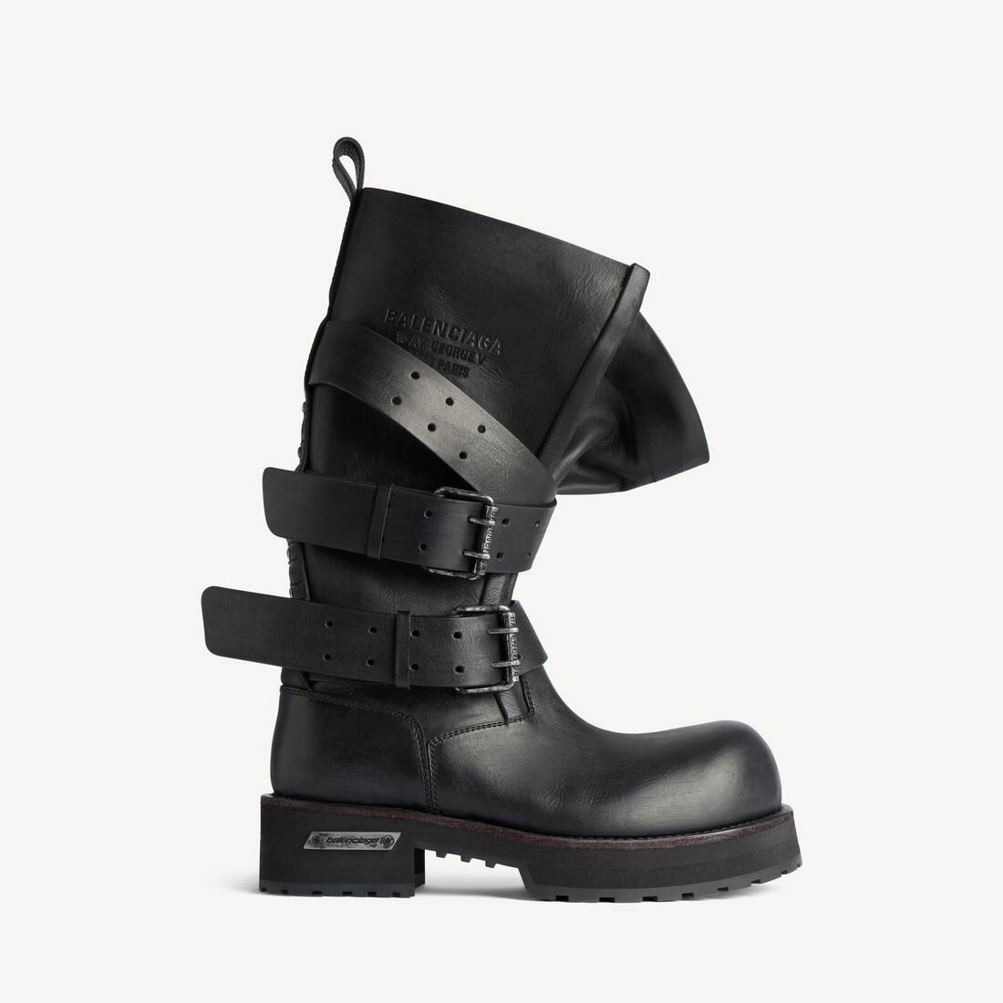 Botín alto Venom para hombre en negro