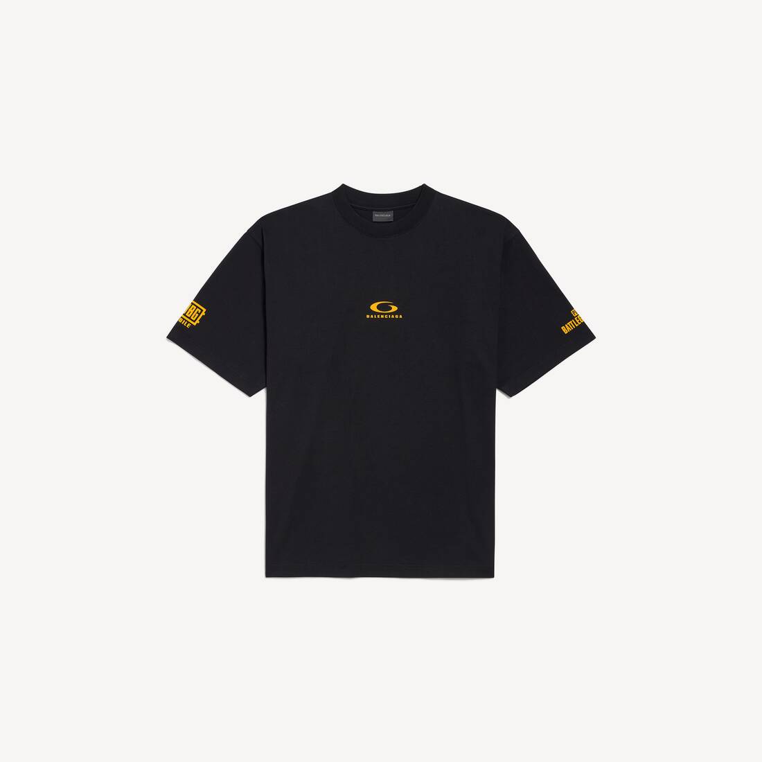 Camiseta para Hombre Balenciaga I Pubg I Pubgm de Ajuste Medio en Negro