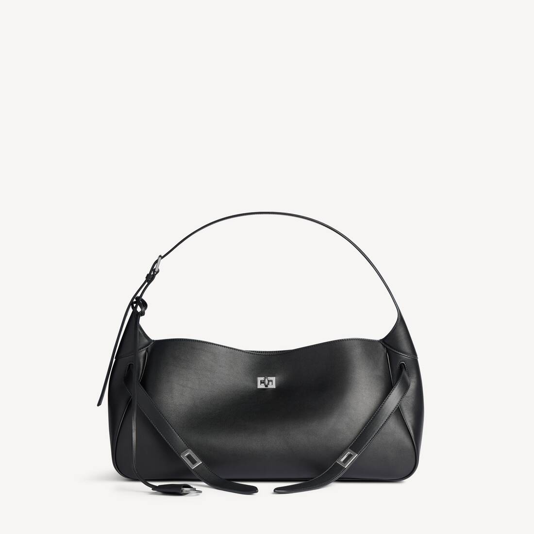 Bolso de Hombro Bel Air para Mujer Mediano en Negro