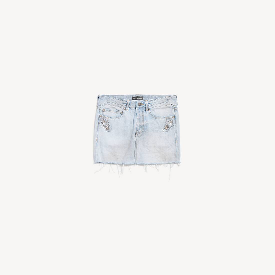 Mini Falda de Ciudad para Mujer en Azul Claro