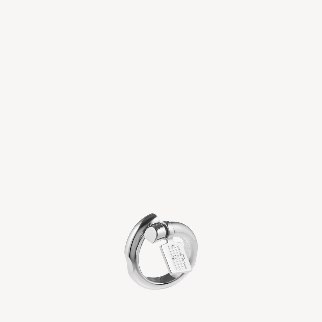 Anillo de etiqueta Saint-Germain para mujer en plata brillante