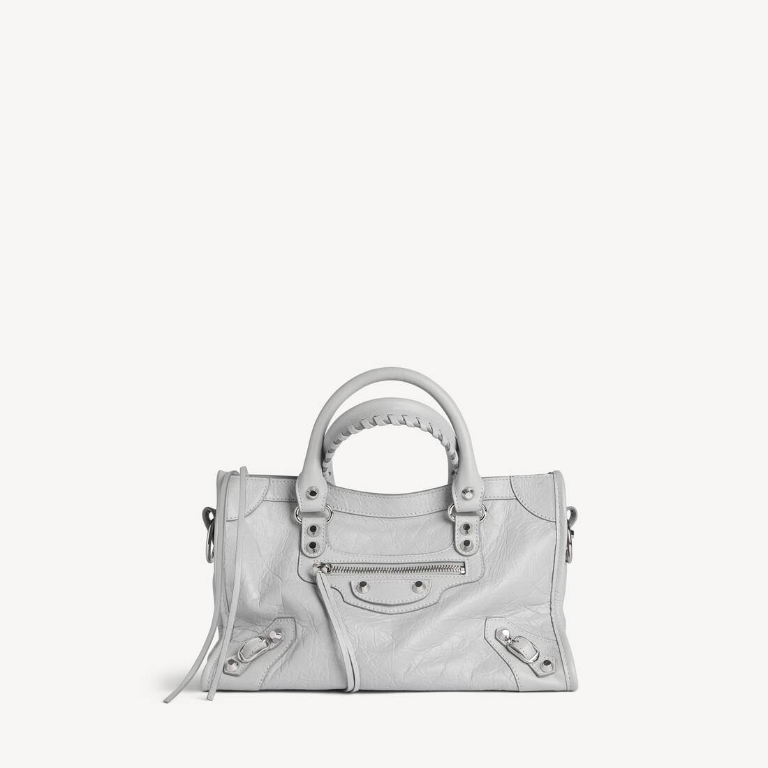 Bolso Le City Pequeño para Mujer en Gris Claro