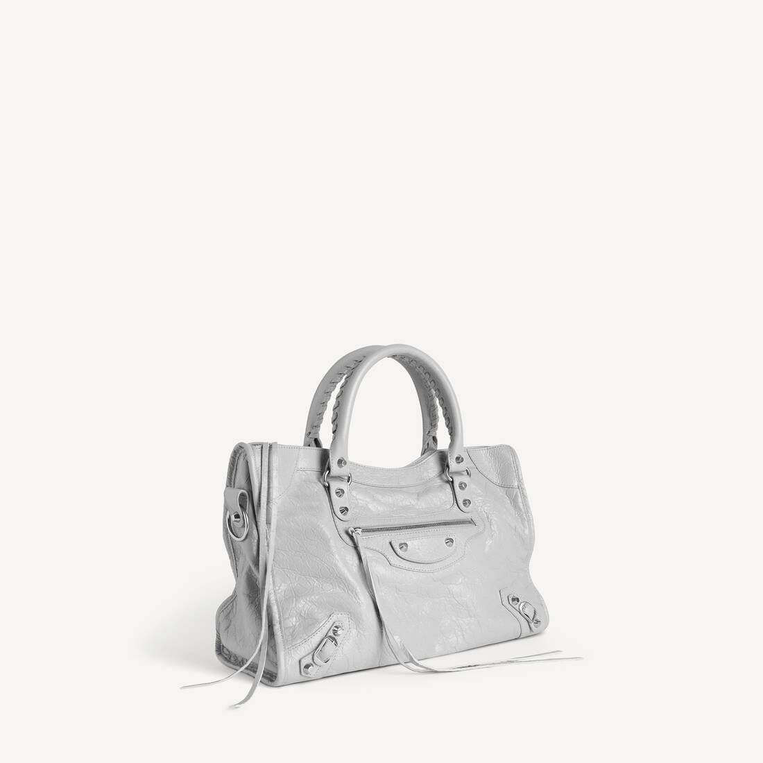 Bolso Le City Mujer Mediano en Gris Claro