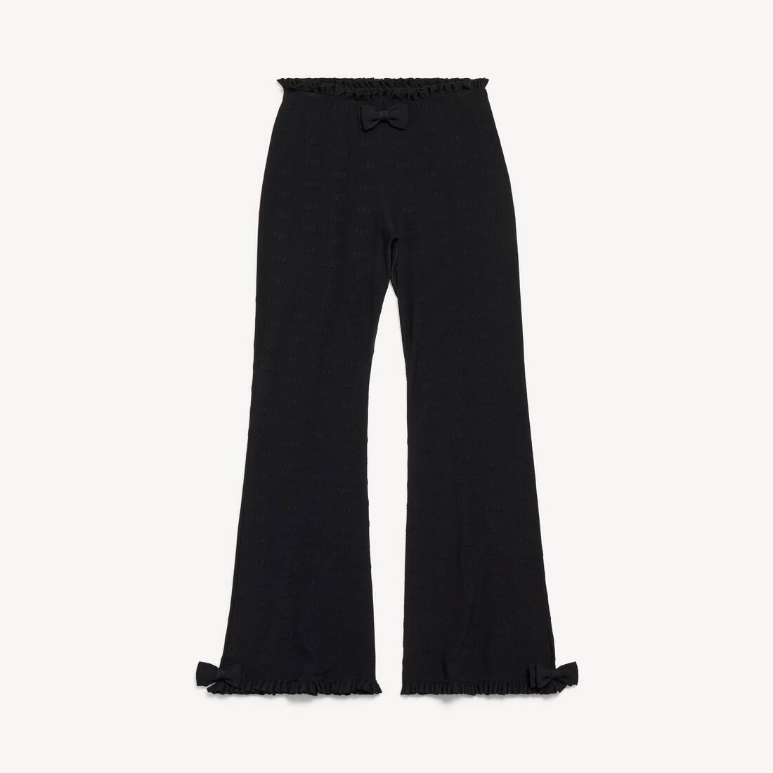 Pantalones Capri Abombachados para Mujer en Negro