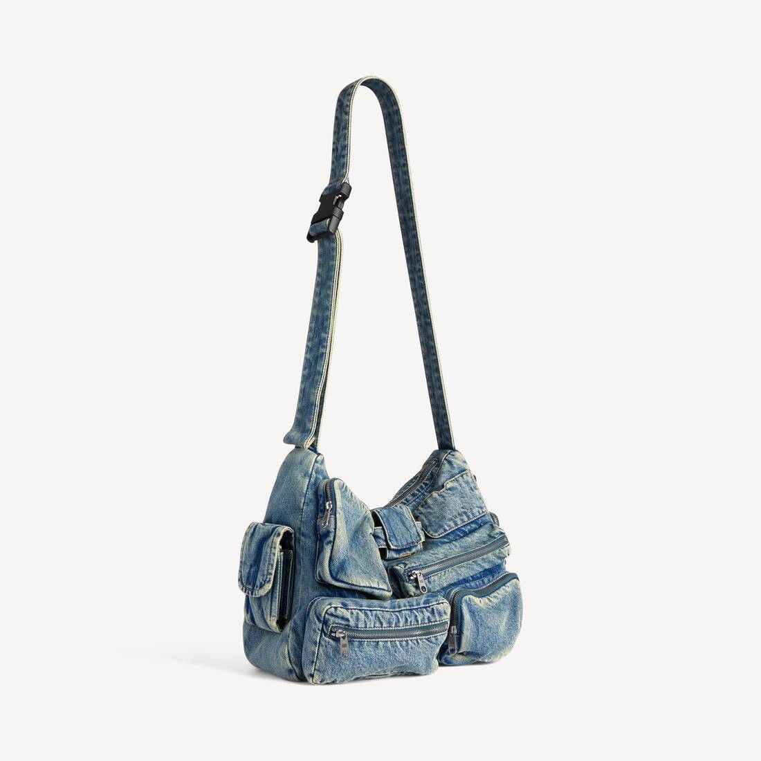 Bolsa de Hombro para Hombres Superbusy en Azul Vintage