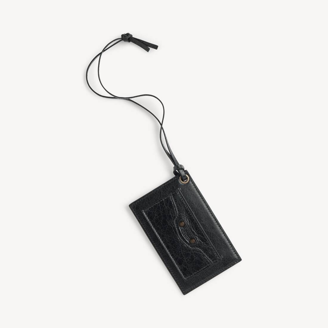 Estuche de Tarjetas con Espejo Le City Charm para Mujer en Negro