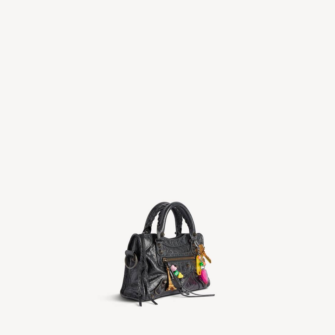 Bolso Le City Mini para Mujer con Adornos en Negro
