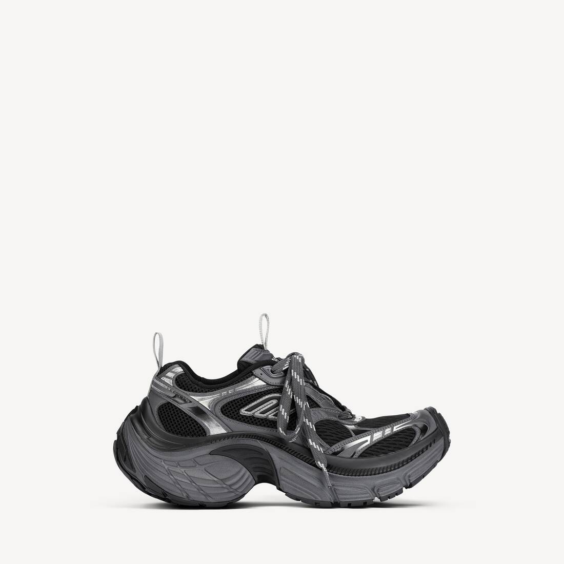 Zapatilla para mujer 6XL en negro/gris
