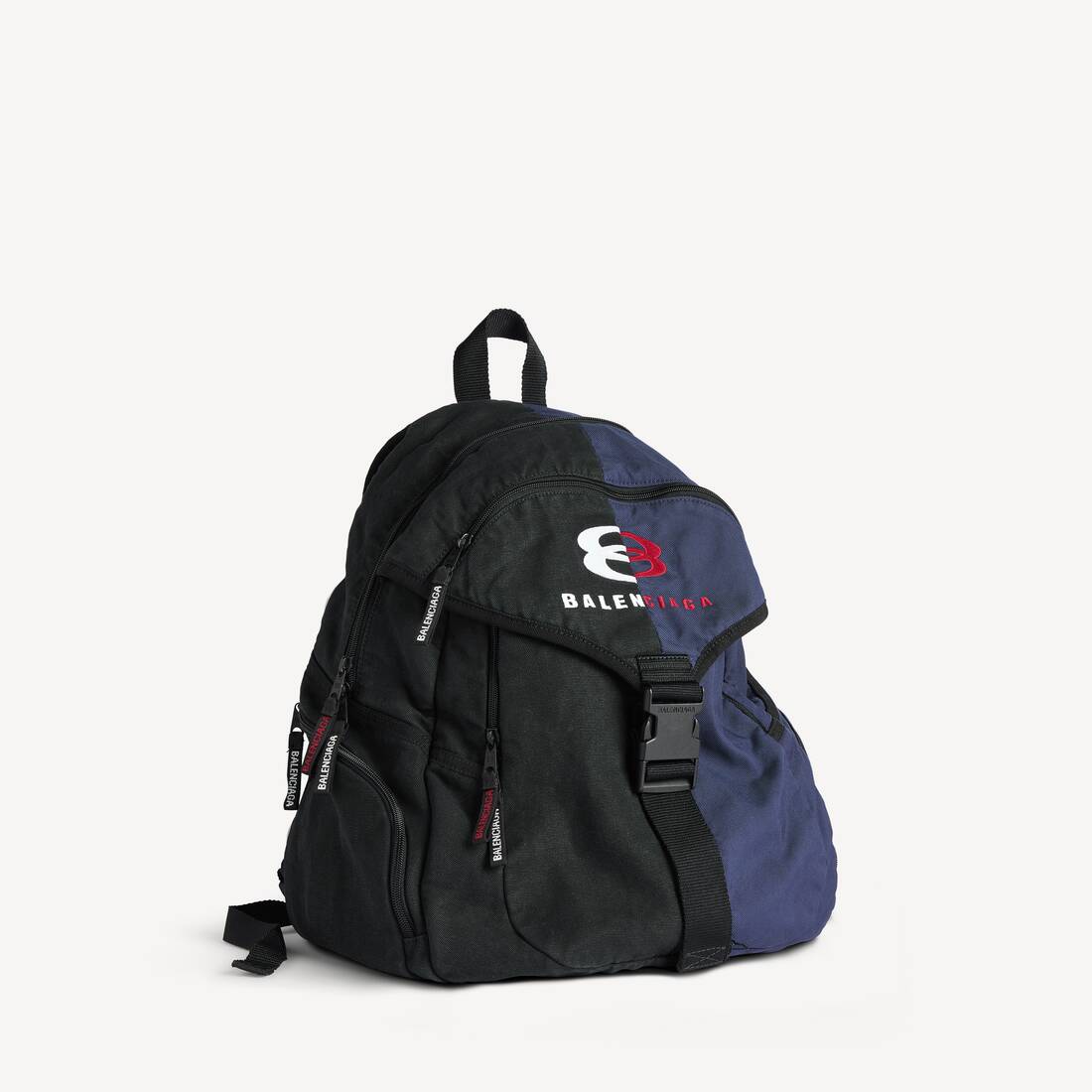 Mochila Unidad para Hombres Grande en Negro/Azul Marino