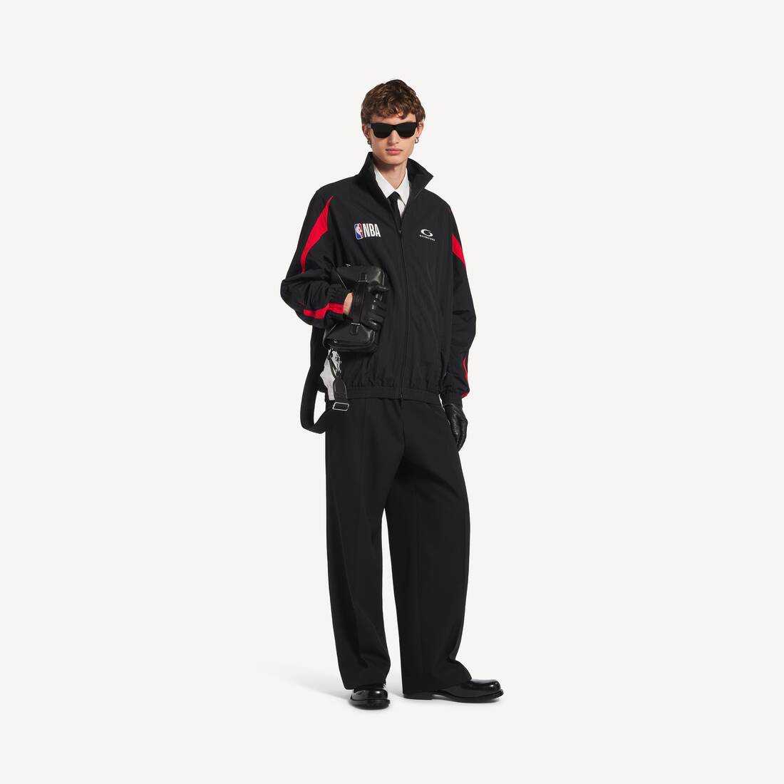 Hombre Balenciaga | Chaqueta de chándal de colaboración NBA en negro nuevo